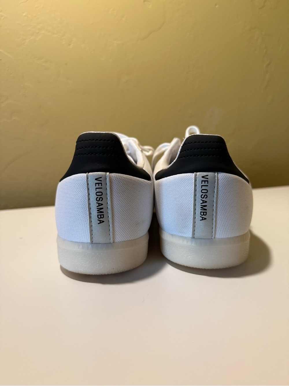 Adidas Velosamba Made With Nature Cycling Shoes White/Black Men's 10.5 - Picture 4 of 8